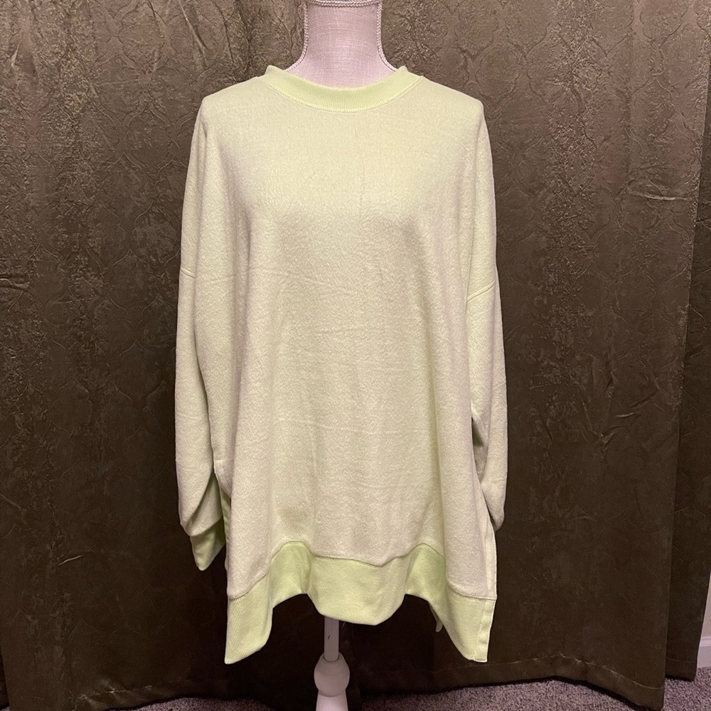Aerie grinch color oversized sweatshirt